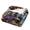 Nicholas Cage Pattern - Nicolas Cage - Nick Cage Nic Throw Blanket Designers Heavy Fluffy Softs Comforter Blankets