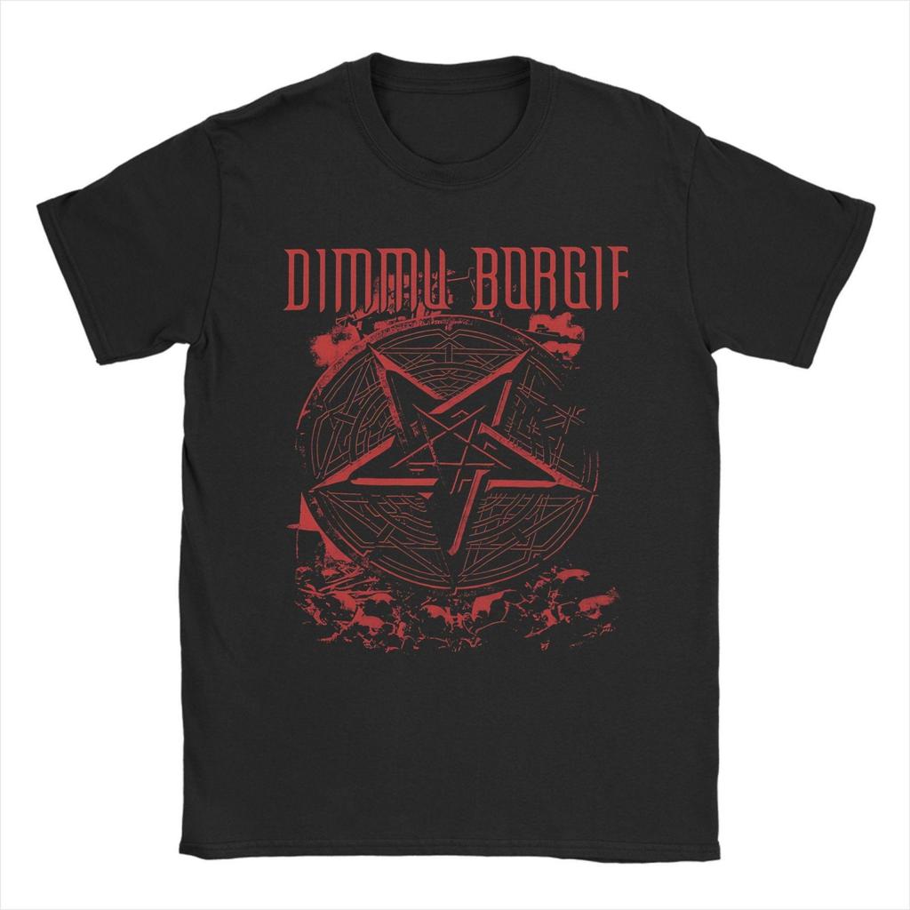 Dimmu Borgir Black Metal Band Outfit Unisex T Shirts Cotton Tee Fashion T-shirt Clothing