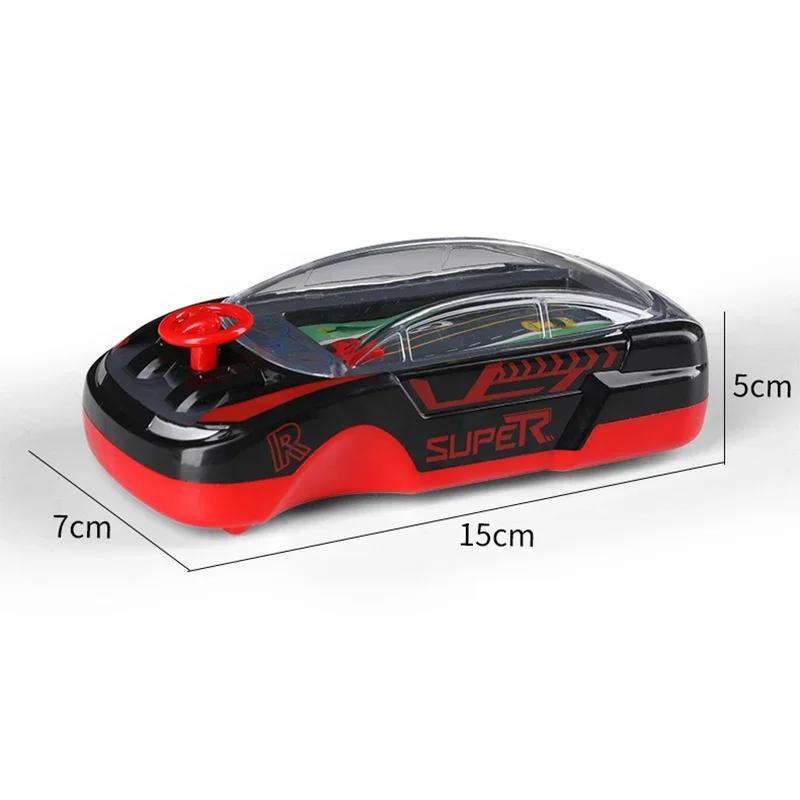 Racing Adventure Car Steering Wheel, Handheld Racing Car Game,Handheld Game Machine Logic Thinking Training Small Car Thinking Training Concentration