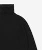 SAINT LAURENT Cashmere Cassandre Embroidered Logo High-Neck Knit - Black / 820746Yall21000