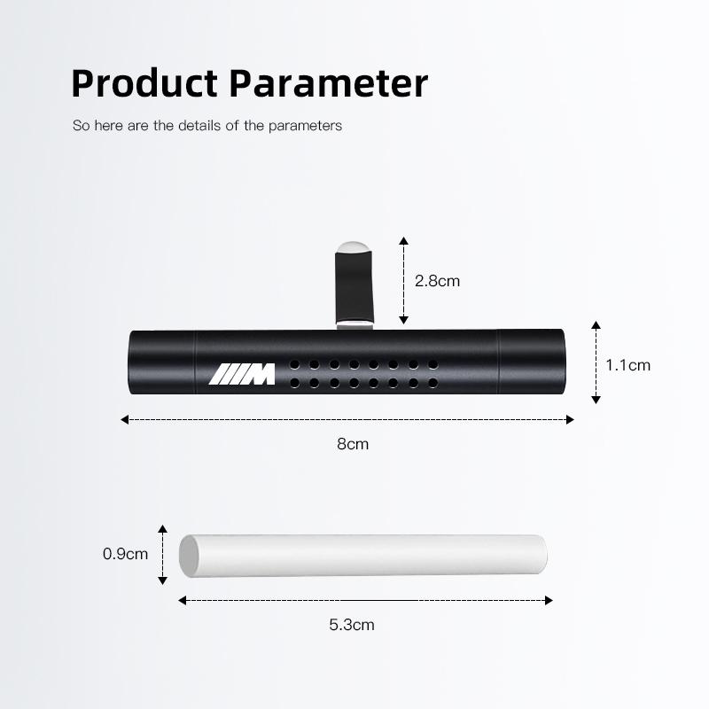 Car Styling Air Outlet Perfume Clip Lasting Aromatherapy For BMW Performance F25 F26 F15 F16 E90 E91 E92 E60 E84 G22 G32 F13 F36 CL8