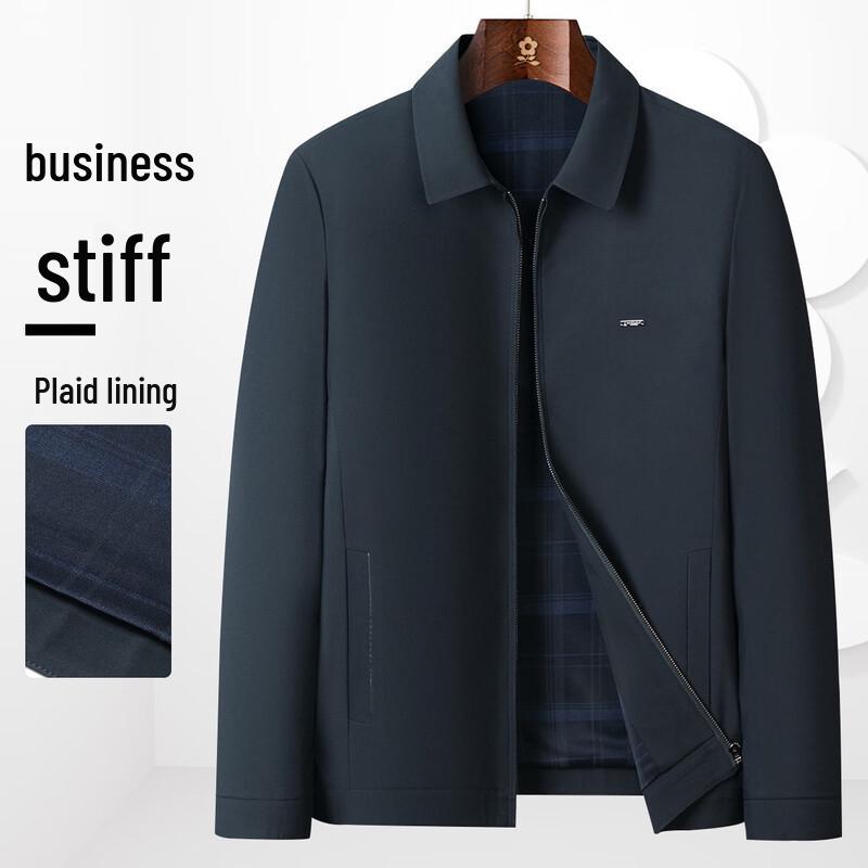 

MONTAGUT Men s Business Casual Stand-Collar Jacket 3XL (56)