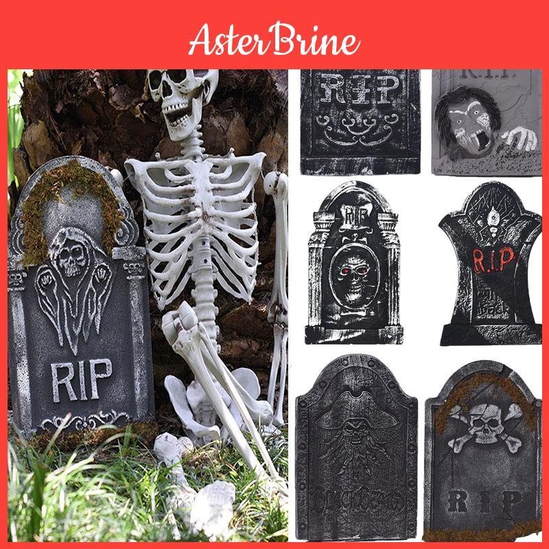 Halloween Foam Tombstone Decoration For Creating A Haunting And Spooky Atmosphere