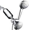 G1 2in Bathing Shower Filter Showering Water Purifier Filtration Replacement Cartridges for Home BathroomSY 14 Silver