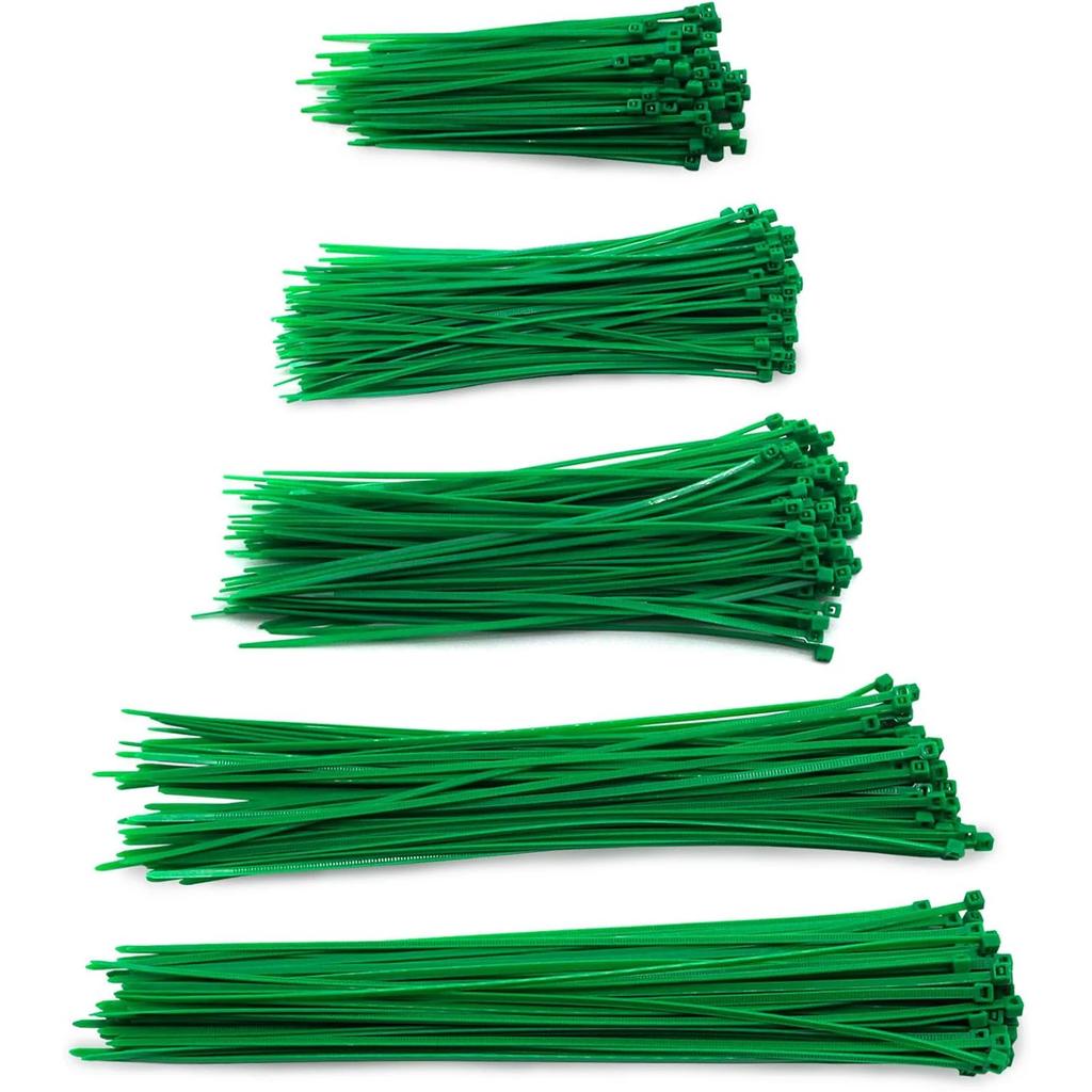 50/300pcs Garden Plant Vine Tree Shrubs Wires Self-Locking Nylon Zip Cable Ties Fixed Plant Fastening Ring Organizer Tools