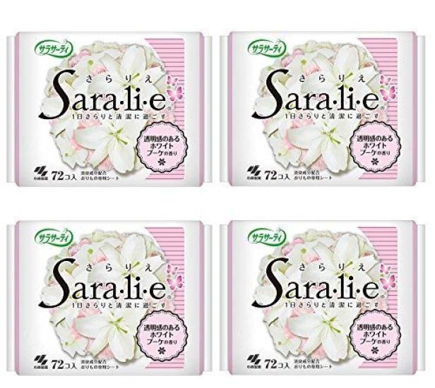 Hurtowe Sarasaty Sararie Majtki Biały Bukiet 72 Sztuki x 4 Opakowania Zakup Wkładki, Zapach,