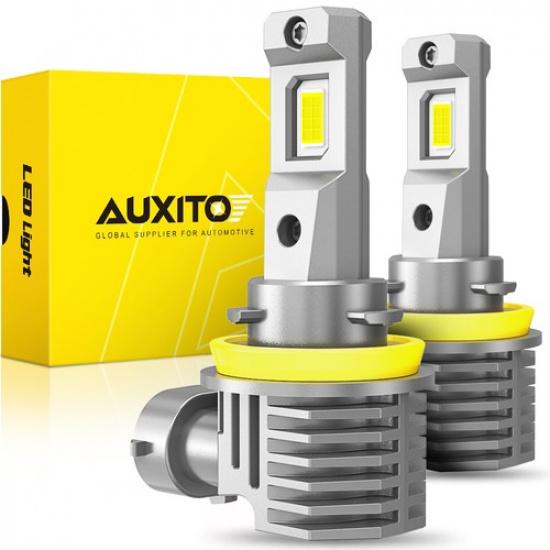 AUXITO H11 LED Headlight Low Beam Bulb Conversion Kit 200W Super Bright White M6