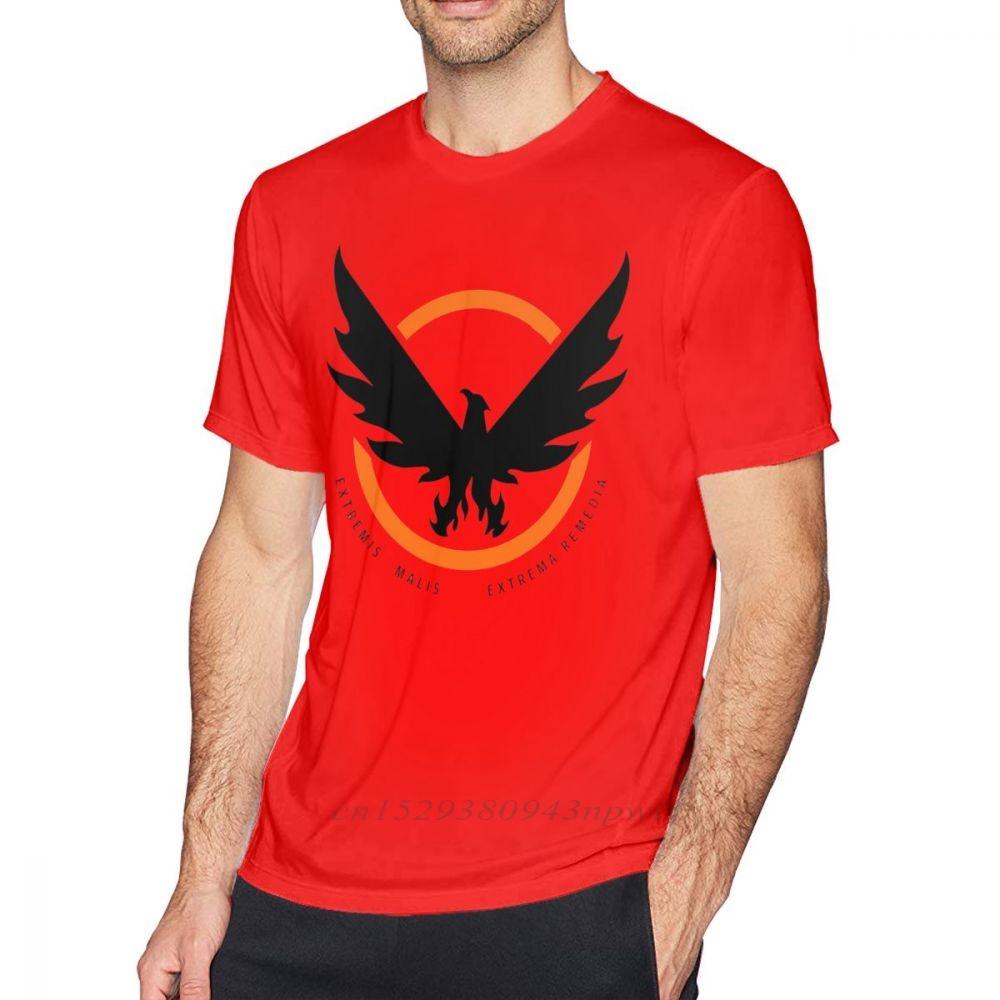 Tom Clancy S The Division T Shirt The Division 2 SHD Logo TShirt ShortSleeve Cute Tee Shirt Basic 100 Cotton Tshirt