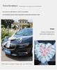 Heart-Shaped Wedding Car Decoration Set: Pink & White Artificial Flowers