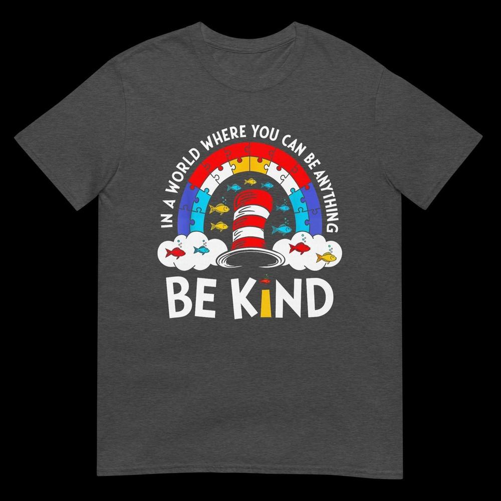 Autism Awareness For Teacher Why Fit In Doctor Cat Hat Cool TShirt