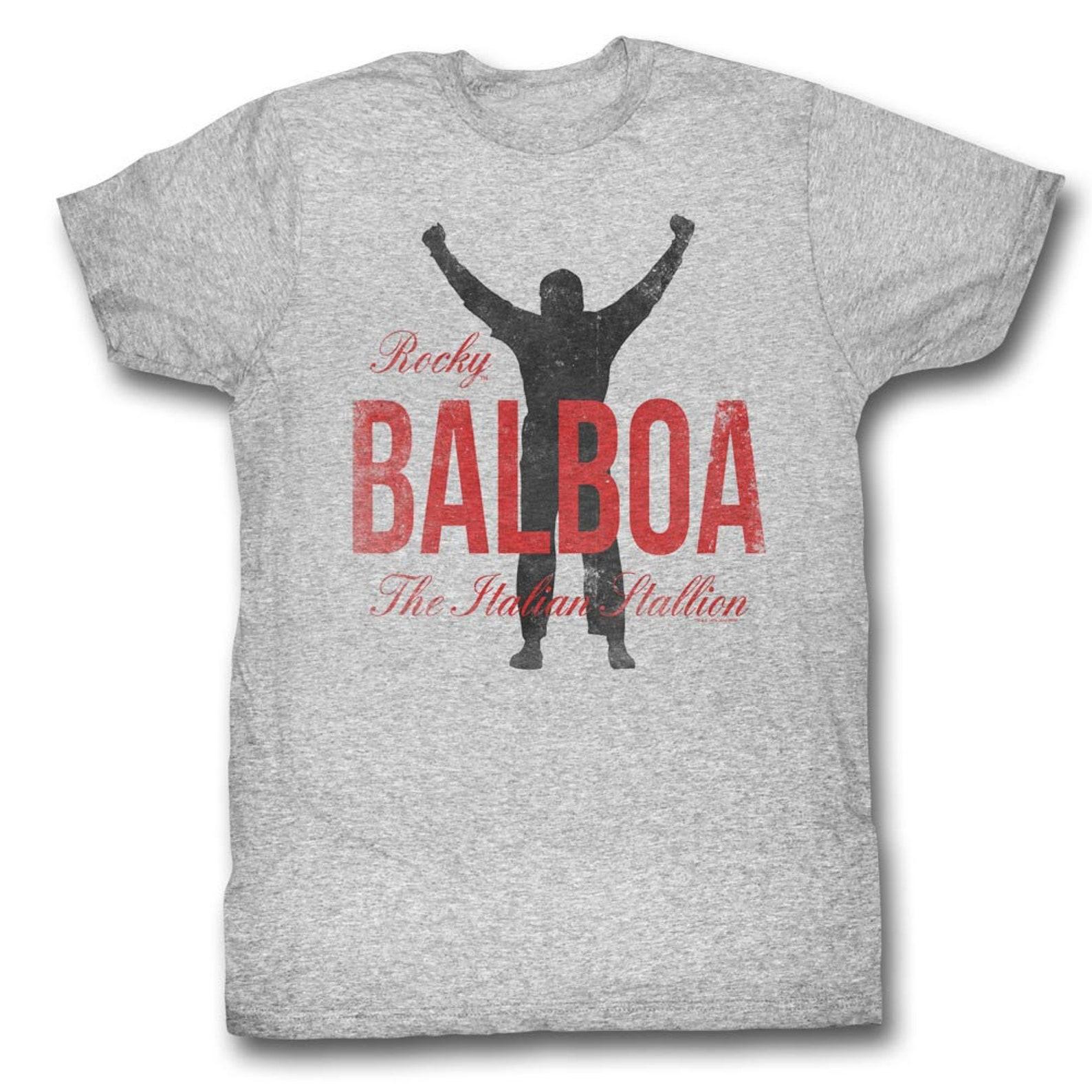 Футболка Rocky Balboa Серо-меланжевая 3XL