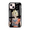 Funda de cristal templado para iPhone 14, 13, Pro, 11, 12, 7, 8 Plus, SE 2022, XR, X, XS Max, 6, 6S, Anime-Dragon-Ball