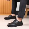 Men Leather Shoes Leather Soft Sole Versatile Anti-skid Breathable Business Casual Shoes Cowhide Leather Shoes Male Dress Shoes