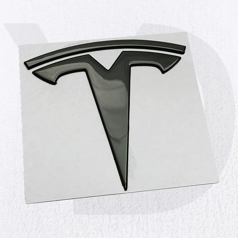 

For Tesla Model 3 S X Y Roadster Cybertruck Metal Car Front Hood Cover Emblem Sticker Styling Auto Rear Trunk Badge Accessories Model 3