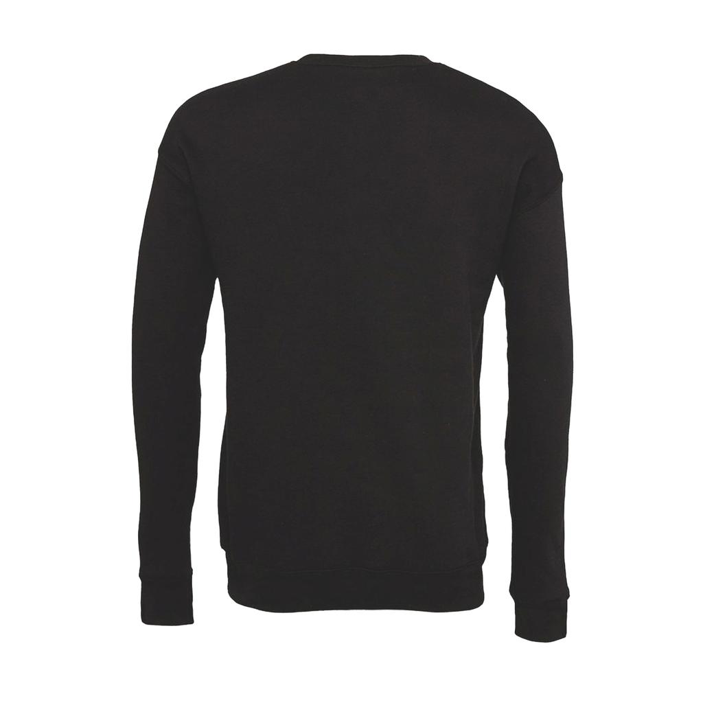 Bella + Canvas Unisex-Erwachsene Fleece-Sweatshirt mit tief angesetzter Schulterpartie