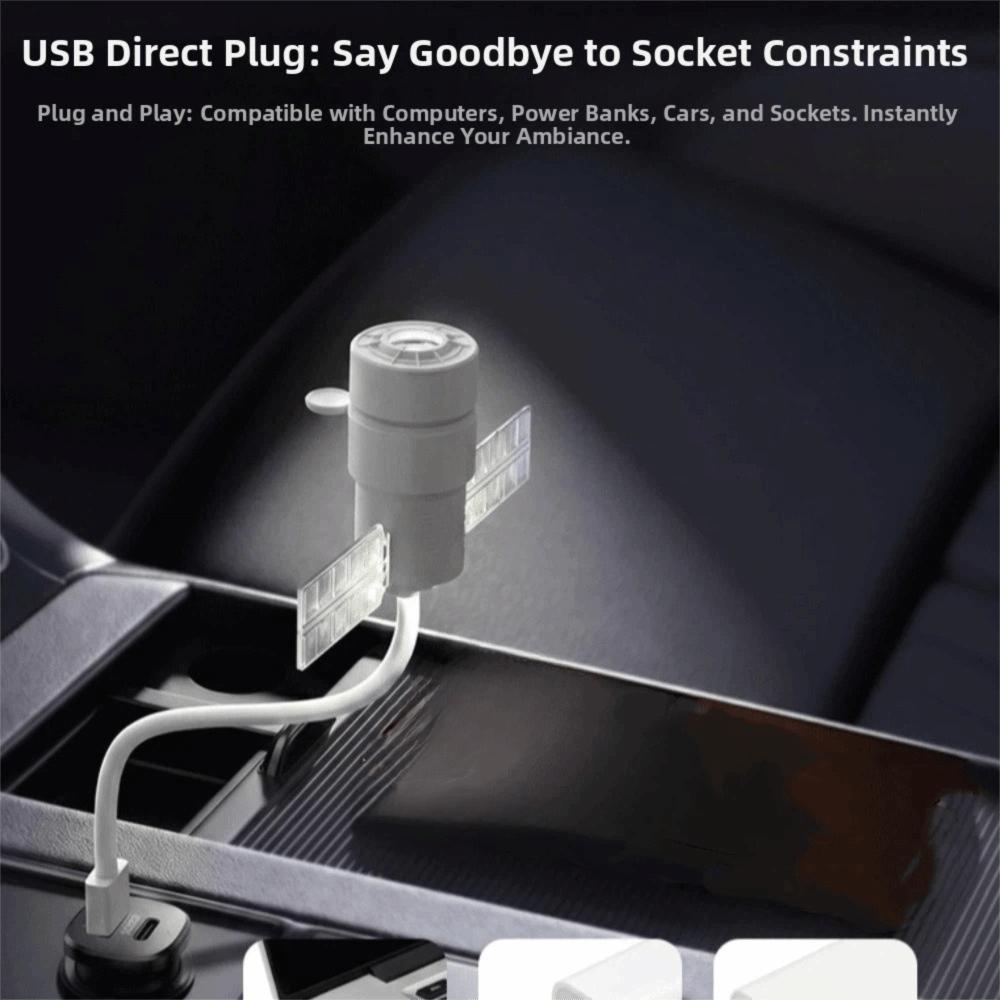 Dual Mode Starry Sky Projection Night Light USB Direct Plug Witch Projection Lamp Holiday Gift
