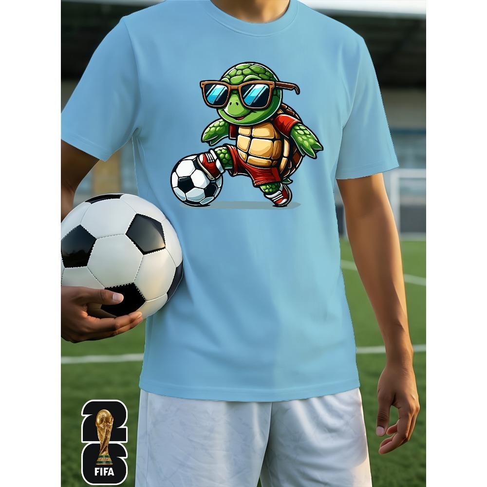 Men's Home Clothing Top [FIFA  Authorization] . 2026  Men's and Women's T-shirt,  Pattern Print, Trendy and Fashionable, Suitable for Beach Parties,