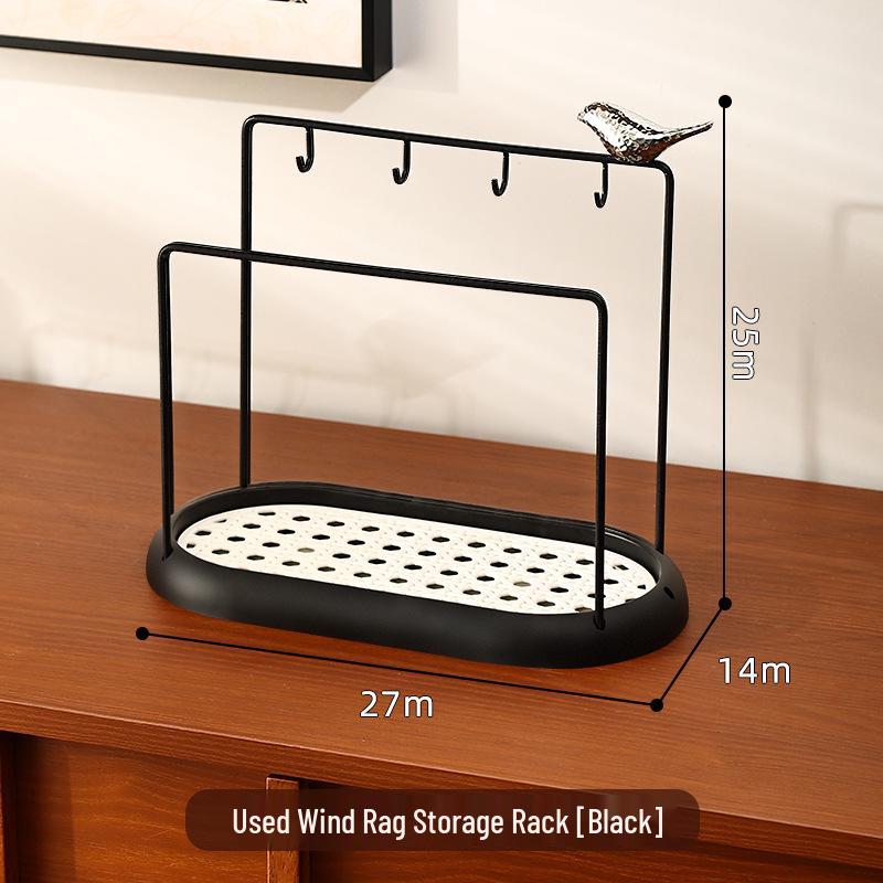 Multifunctional Kitchen Dishcloth and Sponge Storage Rack