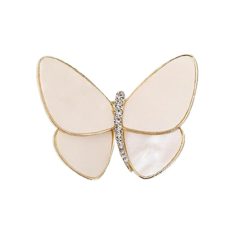 

Elegant Enamel Butterfly Brooch with Sparkling Rhinestones Alloy Lapel Pin For Girls Ladies Fashion Accessories хакі