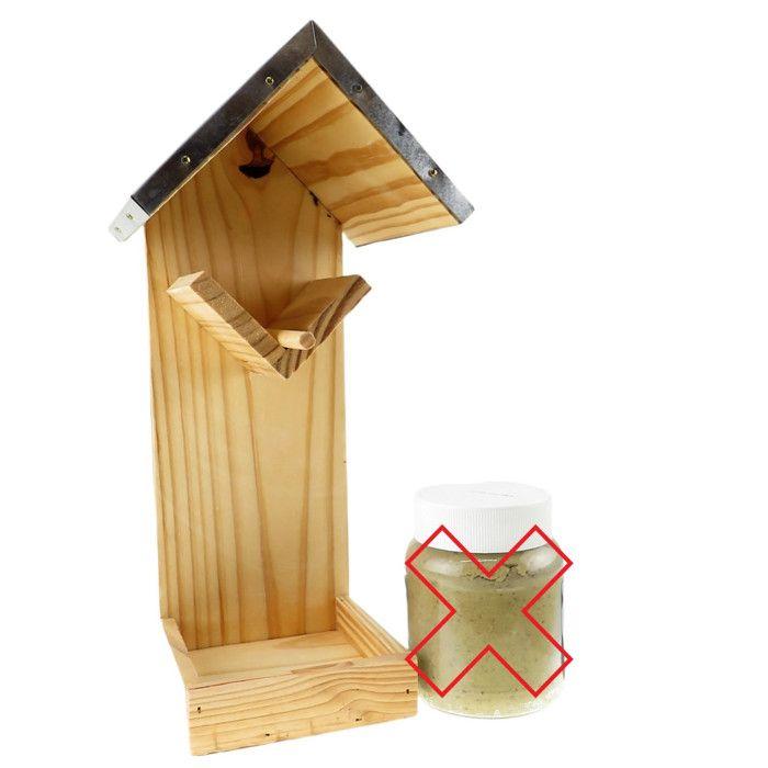 Mangeoire Pour Pot De Beurre D'arachides, H 31 Cm, Pour Oiseaux - Trixie