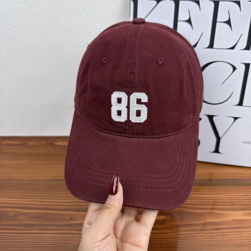 Baseball Cap For Men And Women With Embroidered Letter Design For Street Style And Sun Protection