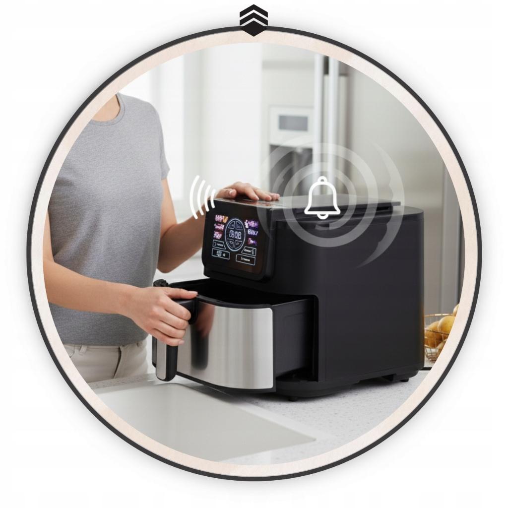 Air Fryer AI 8L 1700W Large Bowl Recipes BYRGEN