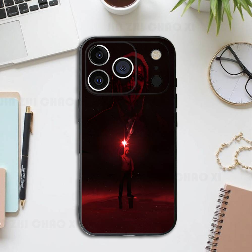 

Чехол для телефона C-Cry of Fear Black для iPhone 17 16 15 14 13 12 13 12 11 Pro Max Plus XS XR Силиконовый Мягкий Задний Чехол iPhone12mini