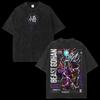 Dragon Ball Gohan Beast Anime Washed T-Shirt Vintage Streetwear Graphic Men Women Cotton Streetwear High Quality Short Sleeve Female Male Clothing