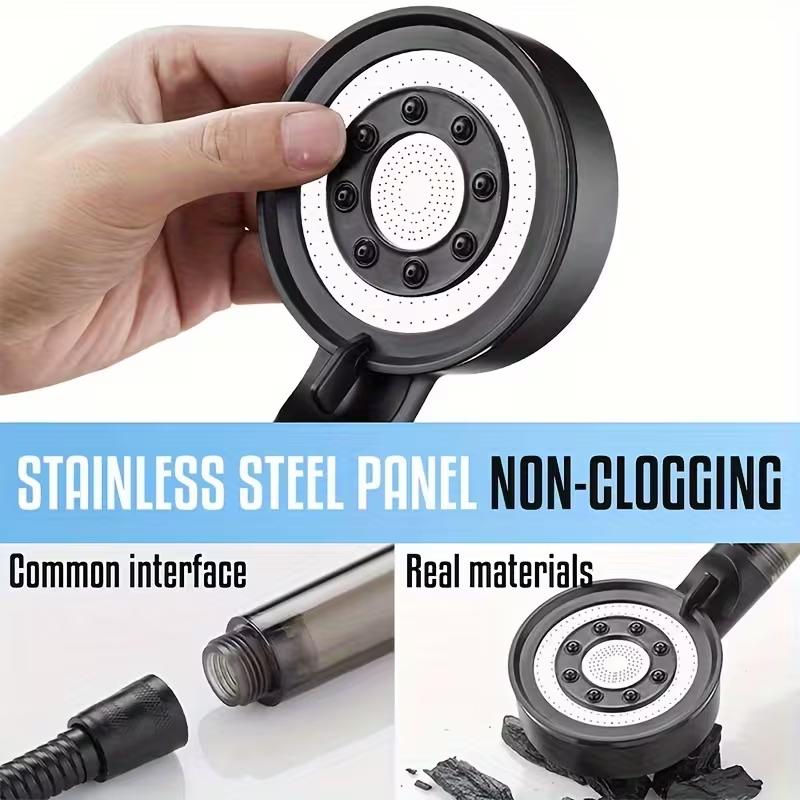 PP Cotton Filter 5-Mode Shower Head Bathroom Home Boost Large Water Outlet Bathroom Accessories Set