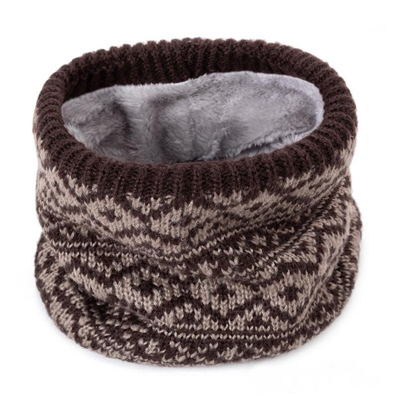 Fashion Soft Knitted Neck Warmer Sports Scarf for Women Men Face Cover Winter Running Skating Hiking Cold-Proof Thick Collar