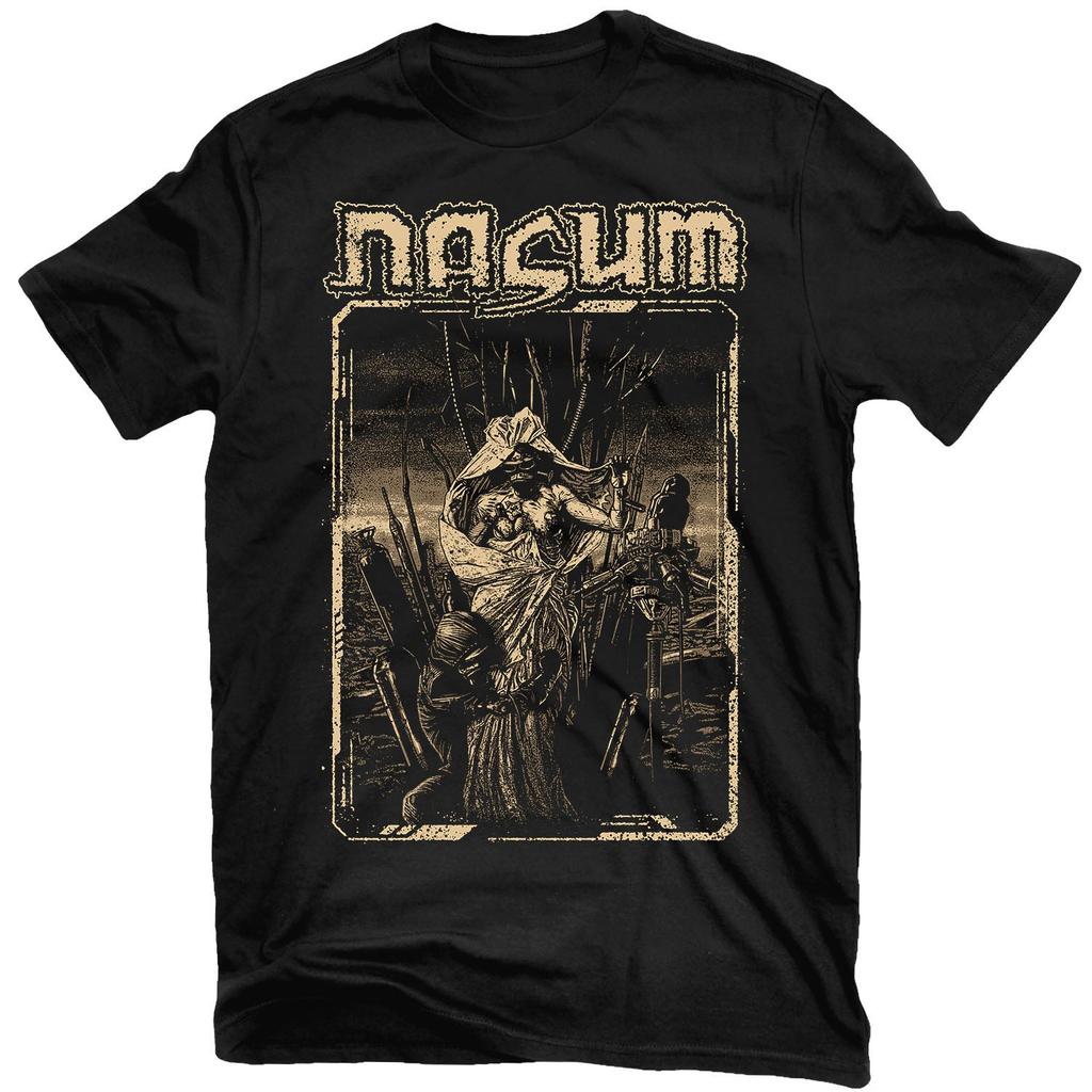 Nasum Hu Unisex Rockband Grafik T-Shirt Baumwolle Rundhals Lässiges Unisex T-Shirt Sommer Oberteil