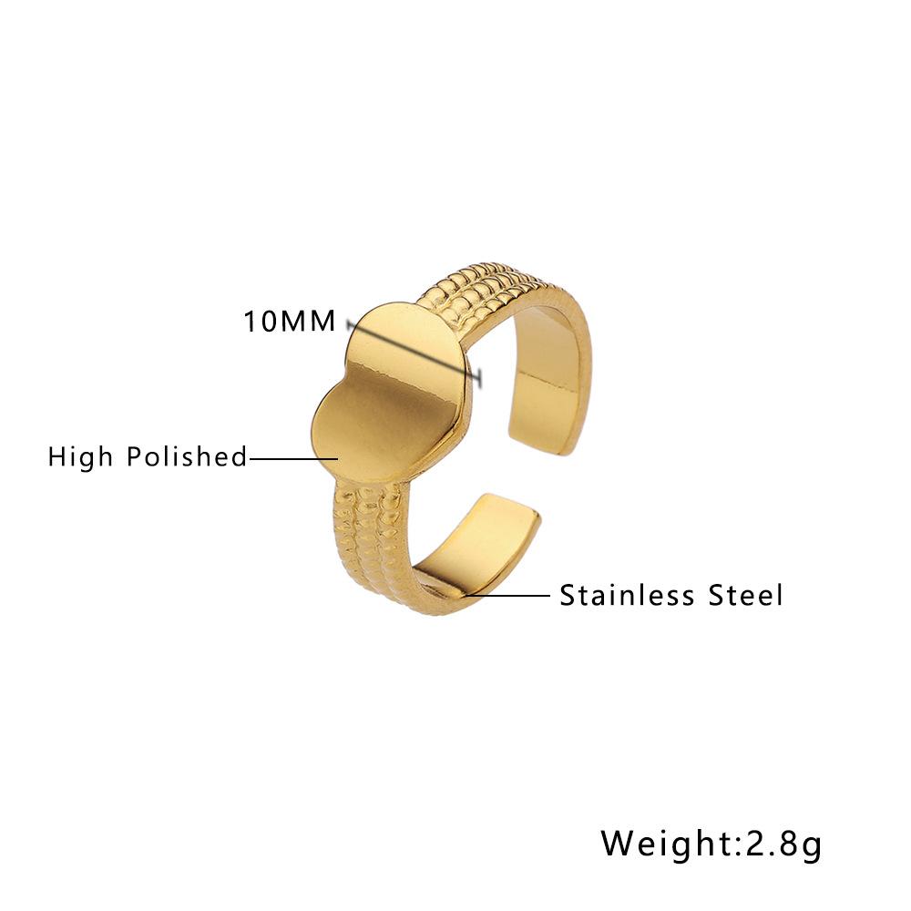 

Ins Feng Геометрическое открывающееся кольцо Неправильное любовное кольцо