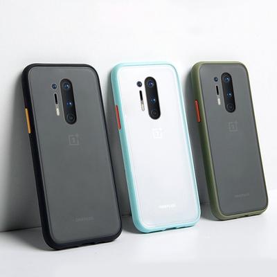 Mint Hybrid Simple Matte Bumper Telefoonhoesje voor One Plus 7 8 9 Pro 6T 7T 8T Schokbestendig Zacht Siliconen Cover voor oneplus 9Pro nord n10 n100 8Pro Case