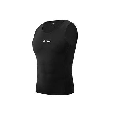 Li Ning Série CBA Logo Basketball Professionnel Débardeur Léger Respirant Séchage Rapide Homme Débardeurs Noir AUDU115-2
