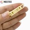 Meetee 35*20mm Metal Bag Lock Buckle Handbag Decor Rotating Switch Clasp Leather Craft Sewing Buckles DIY Hardware Accessories