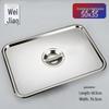 Deep Rectangular Stainless Steel Drain Tray with Lid