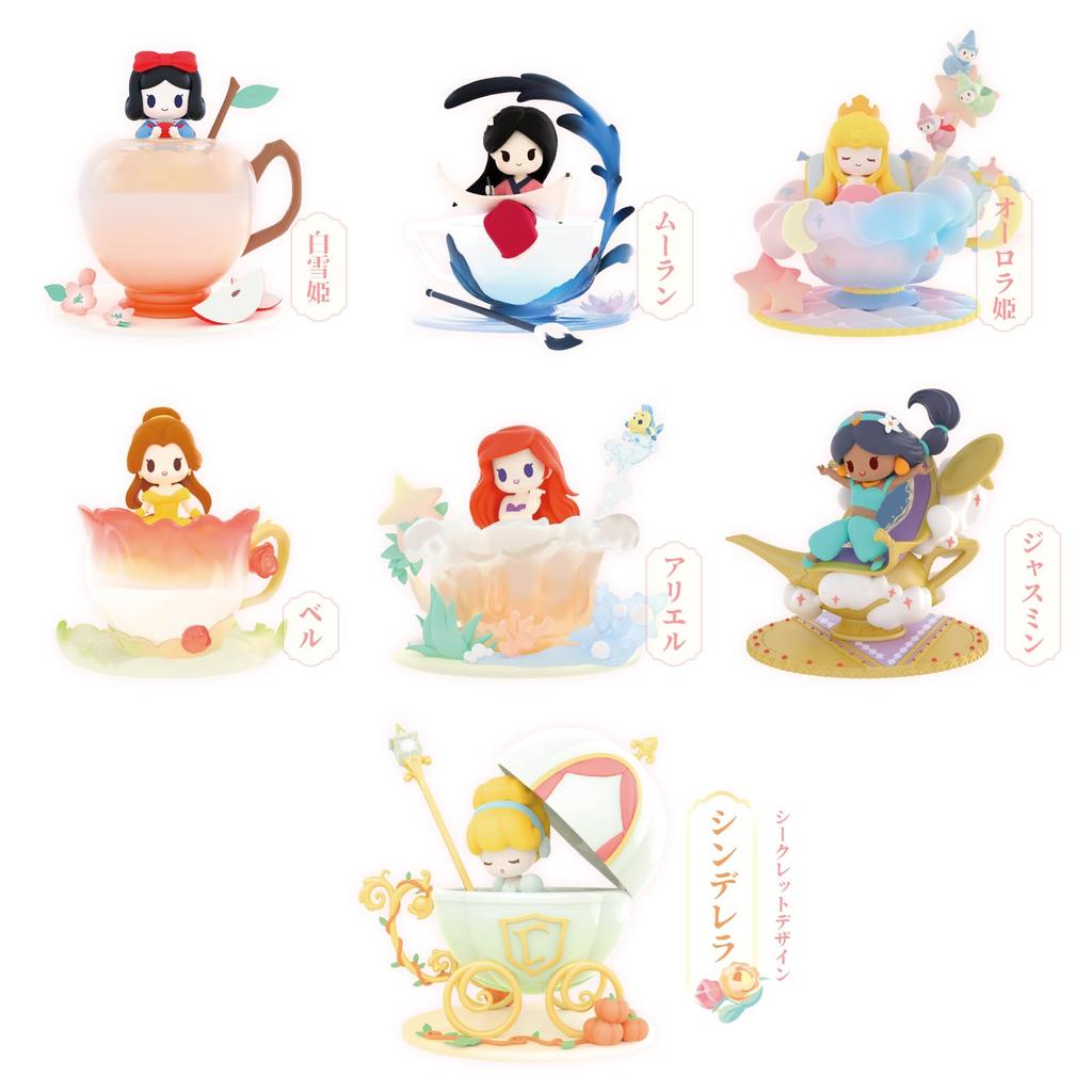 52TOYS DISNEY PRINCESS Sweeties Blind Box Trading Figures Collectible Figures Painted Gachapon Desktop Decoration Doll Toys Perfect Gift for Disney