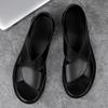 Sandale noi din piele pentru bărbați, pantofi noi casual pentru bărbați, de vară, pantofi romani, talpă moale, antiderapante, pantofi de plajă, pentru exterior