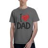 I Love Dad Men T Shirt Fathers Day Awesome Tees Short Sleeve Round Collar Pure Cotton New Arrival Clothes TShirt