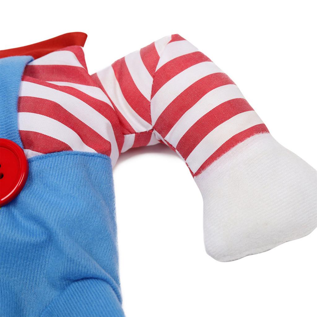 Zabawne stroje dla lalek i psów Jasne kolory Miękkie wygodne stroje dla psów Cosplay na Boże Narodzenie Halloween