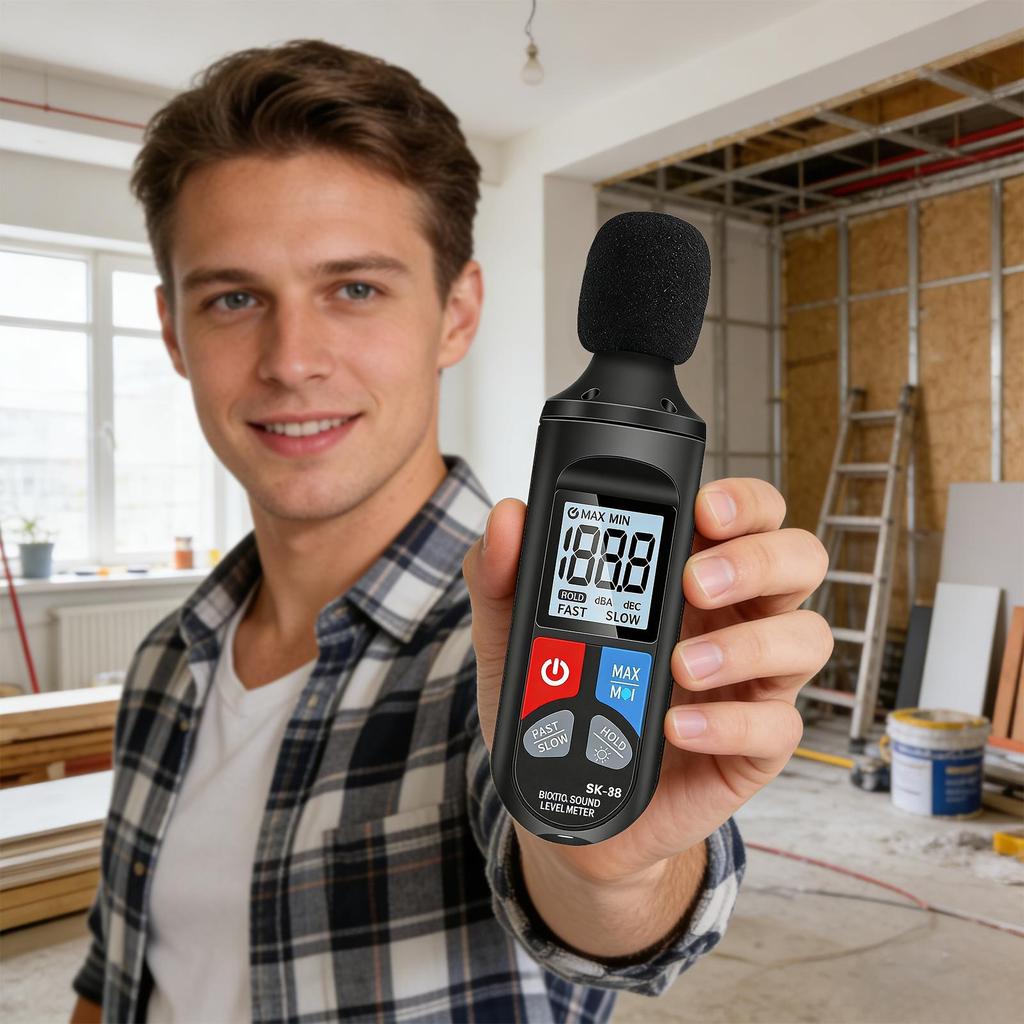 Portable Noise Meter Digital Sound Level Meter Audio Level Meter Sonometro Sound Meter Decibelimetro 30-130dB Decibel Meter