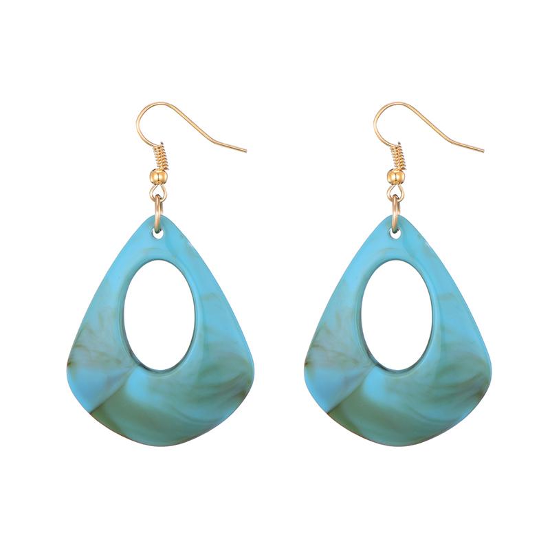 

LOVBEAFAS Drop Dangle Acrylic Earrings for women kolczyki Fashion Simple Korean Geometric Hanging Bohemian Earring Jewerly