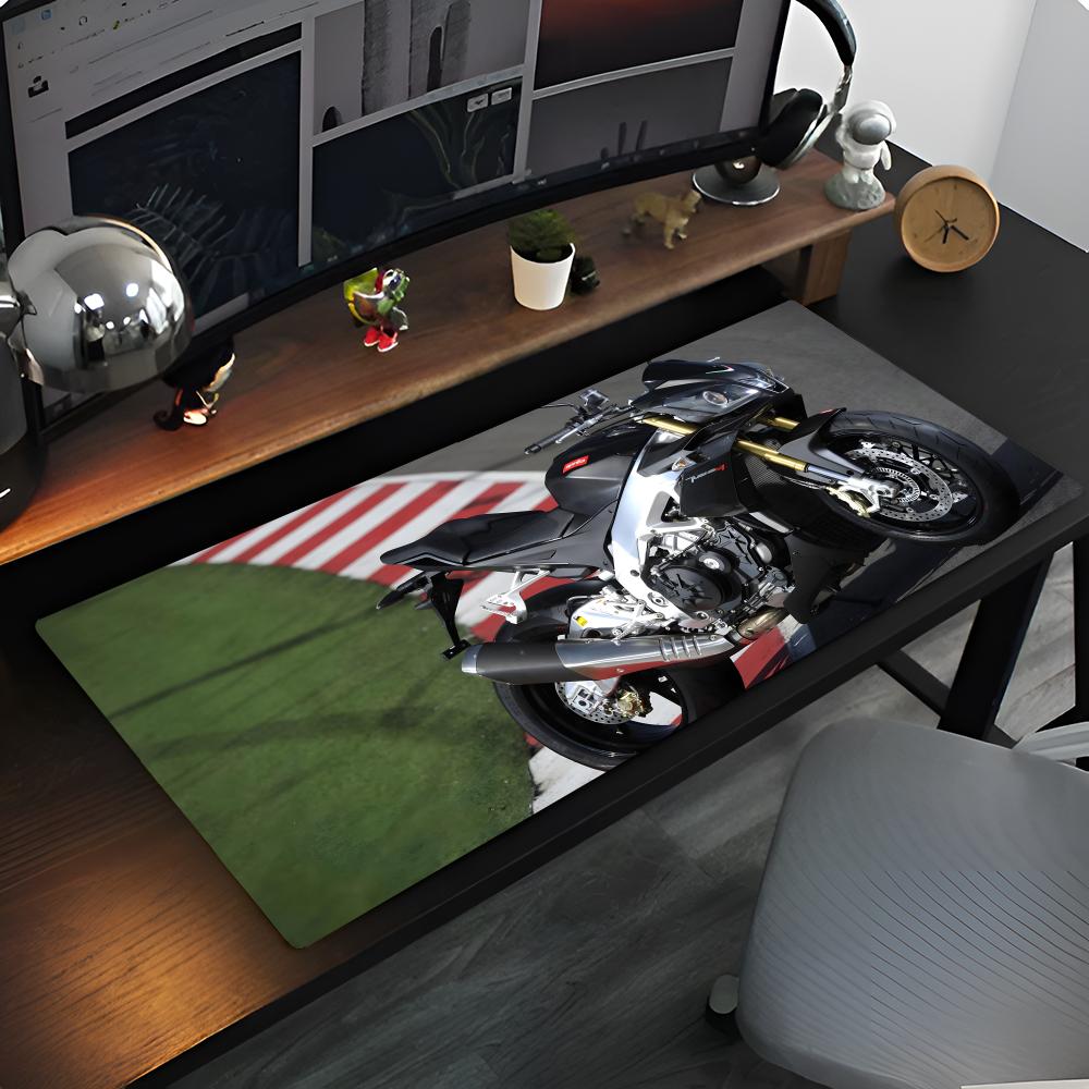 M-Motorcycle Logo A-Aprilia Mouse Pad Anime game mause pads cs lol XXL Home HD Computer Desk Mats Carpet Gamer Office Laptop Sof