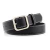 Ladies Square Day Buckle Belt Student Bf Merry Line Decorative Wide Belt