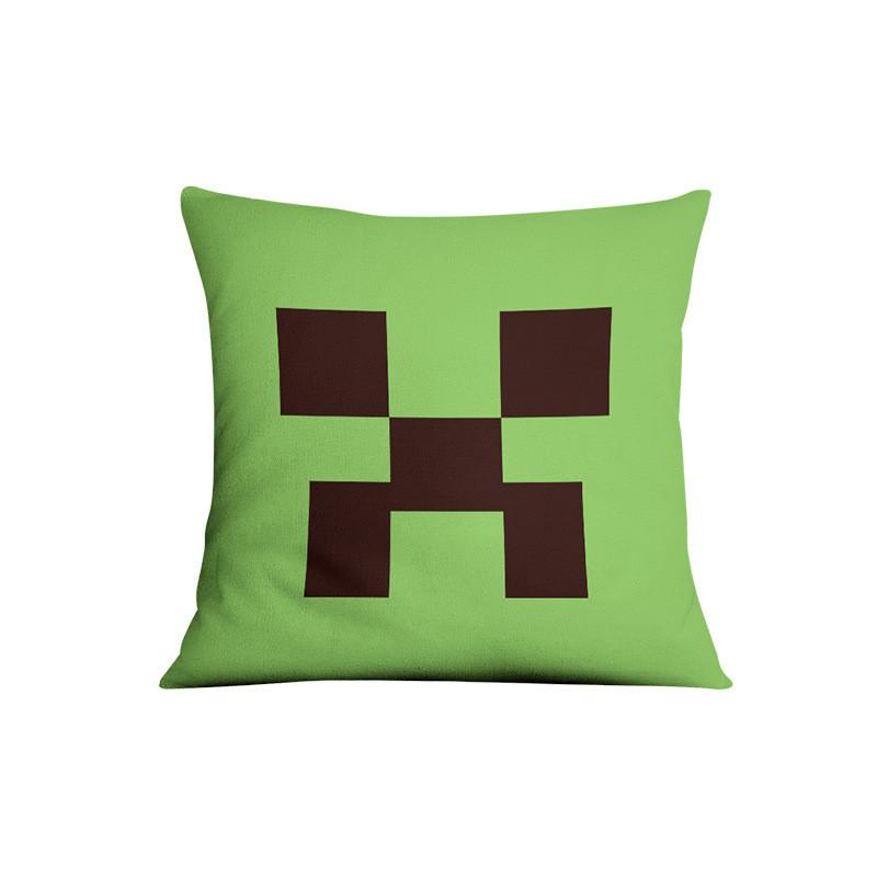 Minecraft Sofa Pillowcase Cushion Cover Home Decoration Steve Creeper Cartoon