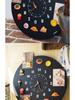 Magnetic Blackboard Wall Clock - DIY Artistic Home Decor for Living Room & Bedroom