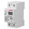 Over Under Voltage Protector 100A DIN Rail Self Resetting Voltage Protective Device with Square