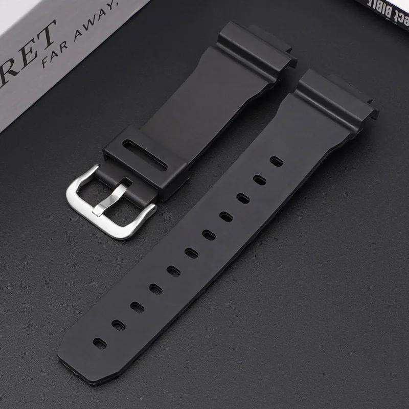 16mm Silicone Rubber Watch Band for Casio DW-5600 GW-M5610 G-5600 GW-B5600 DW-6900 GA-2100 9052 Series Sports Replacement Strap