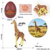 4D Insect Model Toy Set: Ladybug, Stag Beetle, Centipede, Ant, Fly, Mantis