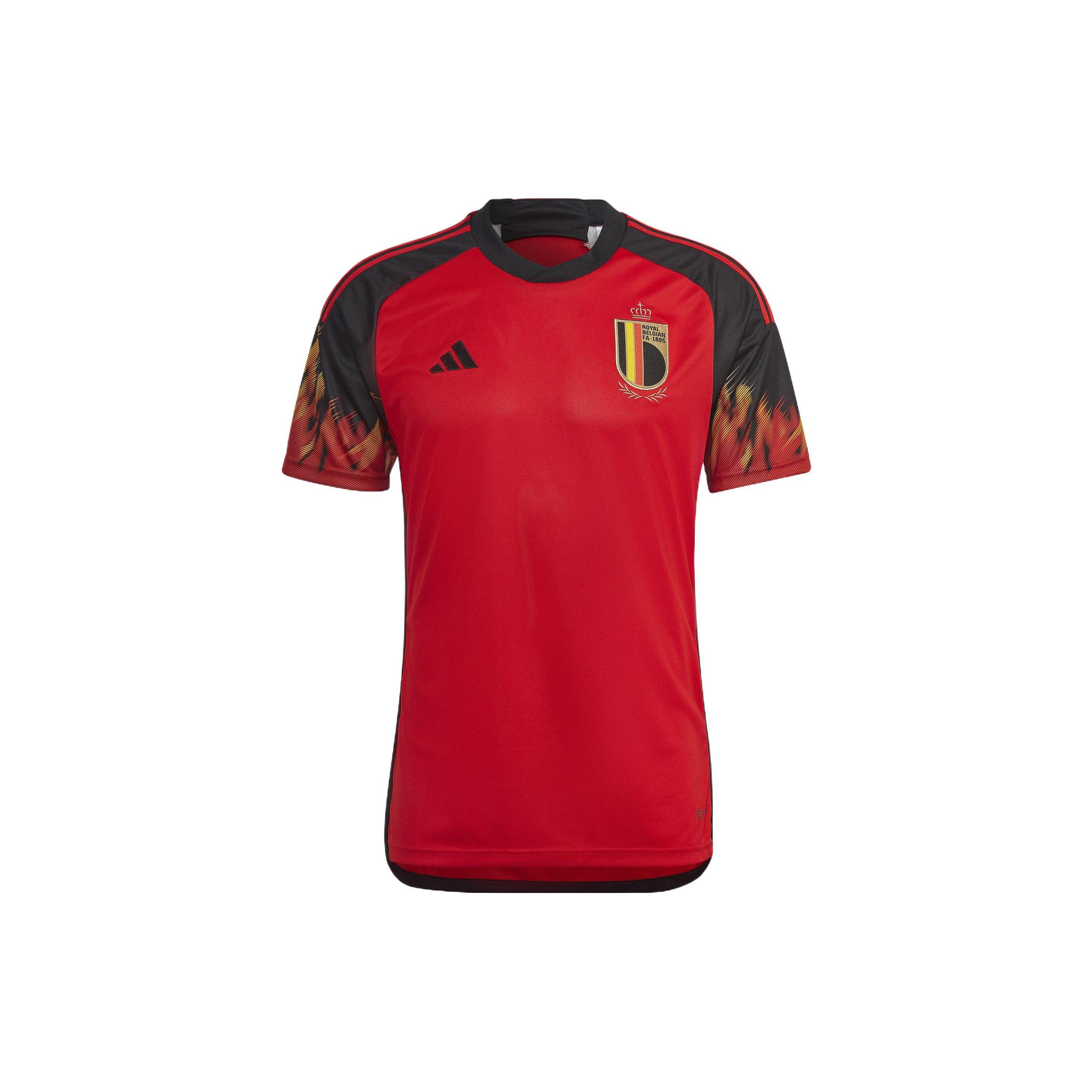 

adidas Belgium Home Jersey Fans Edition Red Men s HD9412 S